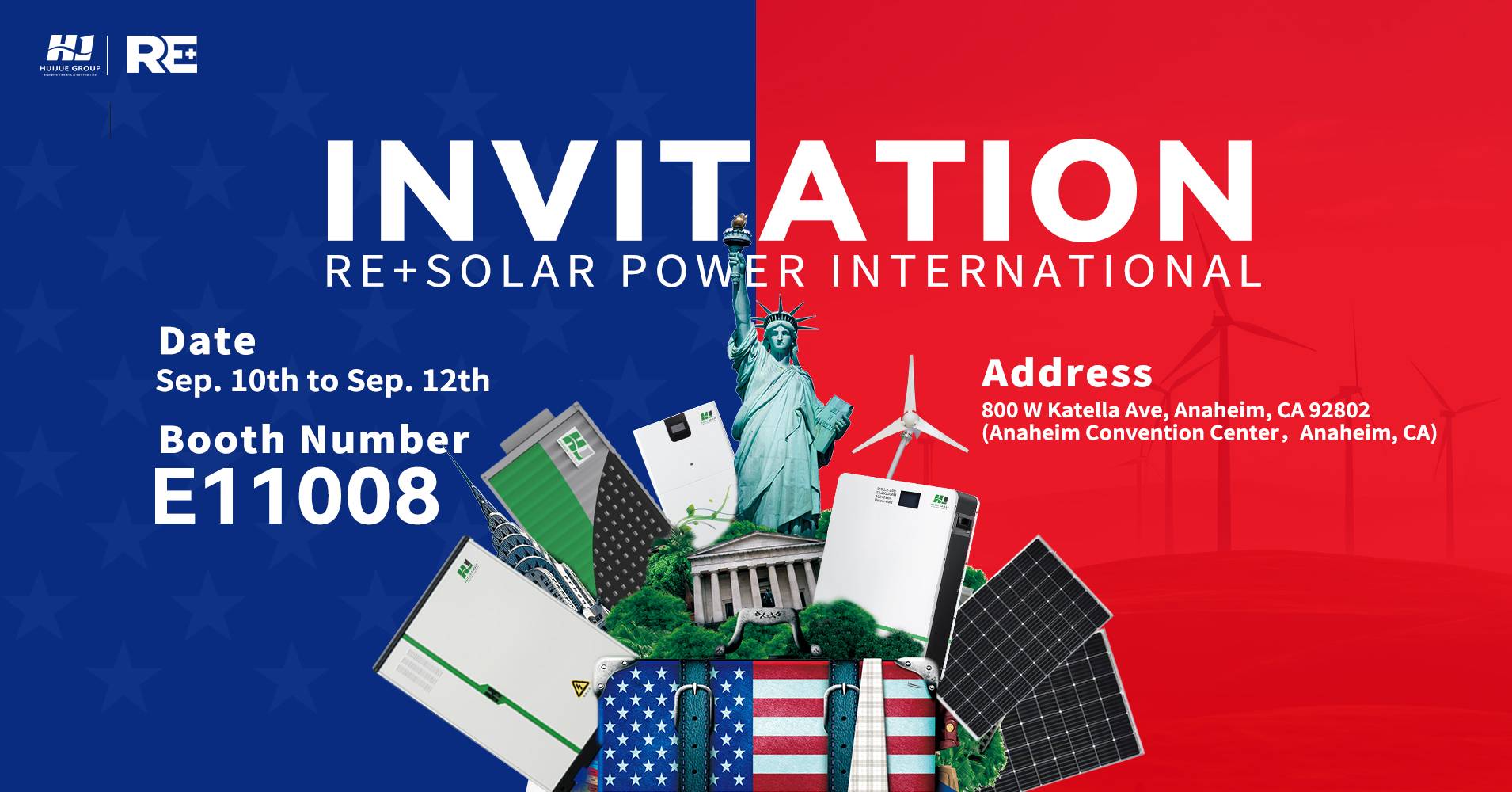 汇珏集团参加2024年RE+ Solar Power International展会